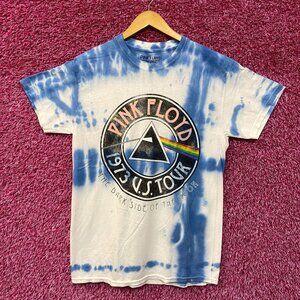 Pink Floyd 1973 US Tour Tie Dye Rock Tshirt size Medium